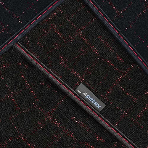PETEX MODERN Autoteppich Premium Passform vorne rot 2-teilig