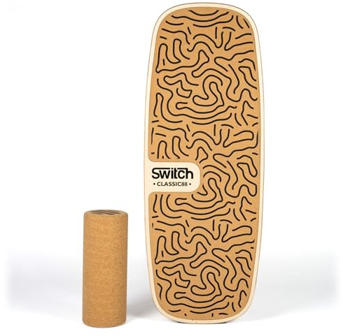 Classic 88 Switch Balance Board Balancierbrett Korkrolle