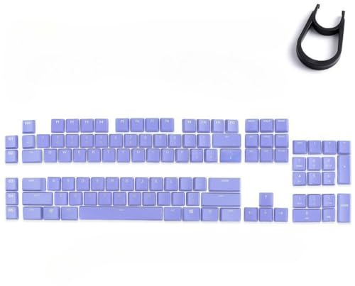 ABS Shine-Through Keycaps compatible with Logitech G915 G815 TKL, 111 Keys US Layout Replacement Keycap Set for Mechanical Gaming Keyboard (Purple)