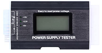 Power Tester, Battery-Free Aluminum Alloy Lightweight Laptop PC Power Tester for ITX Power for ATX Power Test for BTX Power,coaxial cable transmission equipment