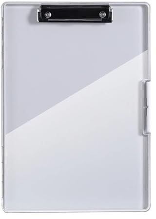 Plastique Clip Planches Pour Papier D'éCriture Mem Presse-papiers avec compartiment de rangement, robuste, en plastique, planche à clipser, avec porte-stylo Planchettes à Pince IdéAl Pour Le Travail Q
