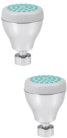 QTANZIQI Handheld Shower,Shower Hose Powerful Spray Hand Shower Head held Ionic Head Filter Filtration rain Low Flow Combo Brushed Increase on Off Plastic Stone Stream Washer Sprayer showerhead high