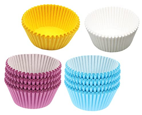 MAGICLULU Unverzichtbare Backutensilien 400 Stück Muffinförmchen Cupcake-förmchen Widerstandsfähig Lichtecht