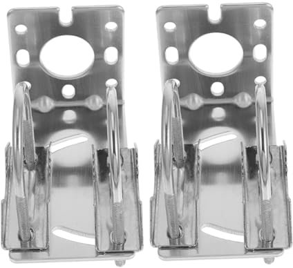 Gadpiparty 2pcs Aluminum Alloy Antenna Pole Mount Bracket for Outdoor Pole Clamps Brackets Antenna Mounting Kit