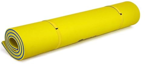 Flytande vattendyna, flytande matta for sjö och båtliv, for sjöar, vattenbrygga(Yellow,5mx1.5mx2.2cm)