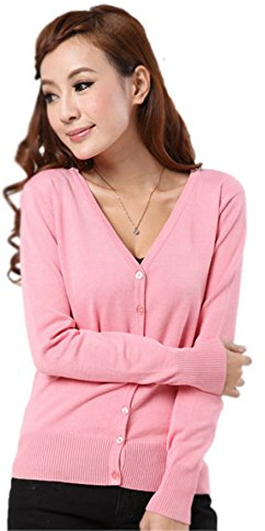 Mooncolour Womens 24 Colors Knit Outwear Autumn Cardigan Sweater