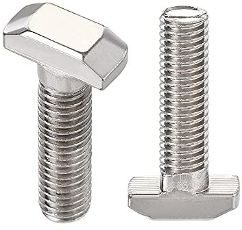 sourcing map 10Stk. M8x30mm T-Schlitz Steckbolzen Kohlestahl für 40 Serien Aluprofil