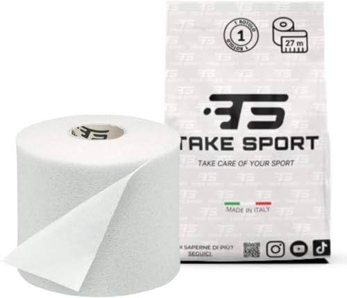 TS TAKE SPORT - Bende Salvapelle, Salvapelle, Bendaggio Sportivo, Salvapelle Sportivo, Tape Sportivo, Sport Tape, Bendaggio Salvapelle in Schiuma Sottile di Poliuretano 7 cm (1 Rotolo)