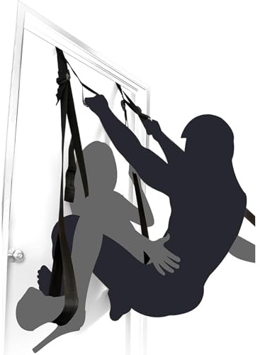 Door Sex Swing with Seat - Sexy Bondage Love Slings, 300LB Heavy Duty Door Mount Sex Slingshot Swing for Adults Over The Door Swing Sex Bondage Restraints kit Door Hanging Sweater K8D7