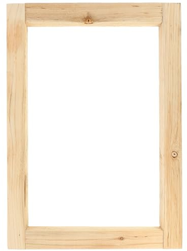 AUTSUPPL Marco de Serigrafía de Madera 20x30 Cm, Herramienta de Bricolaje Lavable para Serigrafía Diy, Suministros para Pintar Marco Compacto y Ligero, Uso en Camisetas y Bolsas