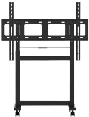 Carro for TV Móvil De Altura Ajustable, Soporte for TV Controlado Manualmente, Adecuado for Soportes De 65-100 Pulgadas, Pantalla De Oficina