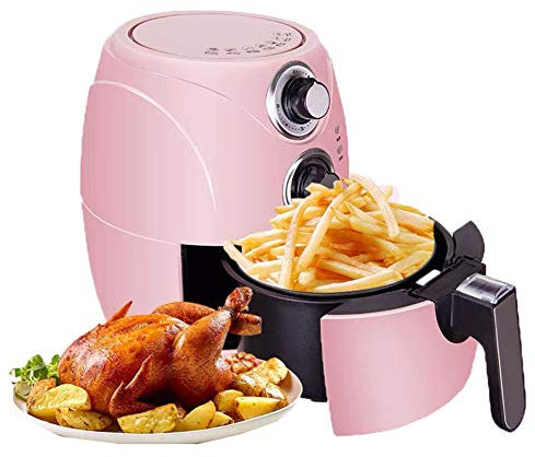 LTLCLZ Friteuse Électrique sans Huile Panier De Friture Anti-Adhérant, Friteuse À Air Chaude Format Familial 2,5 L,Fonction D'arrêt Automatique sans BPA,Facile À Nettoyer 1200 W