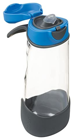 b.box Sport Spout Drink & Water Bottle | Easy Grip Bottle and Leakproof Lid | Cool Modern Child Friendly Design, Tilt and Sip | 600ml/20