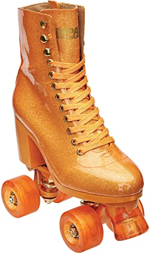 IMPALA MARAWA HIGH Heel Rollschuh Sparkle orange, 40