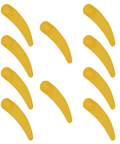 Spatule de Maquillage, 10 Pièces Mini Spatule, Spatule à Masque Cosmétique, Plastique Cuillère Crème, Cosmétique Spatule Cuillère Courbe, pour Diverses Crèmes