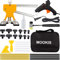 Mookis Auto Body Dent Removal Kit, 34PCS Dent Puller Paintless Dent Repair Kit with Golden Dent Lifter, Glue Sticks and Rubber Hammer for Automobile Body Dent Removal