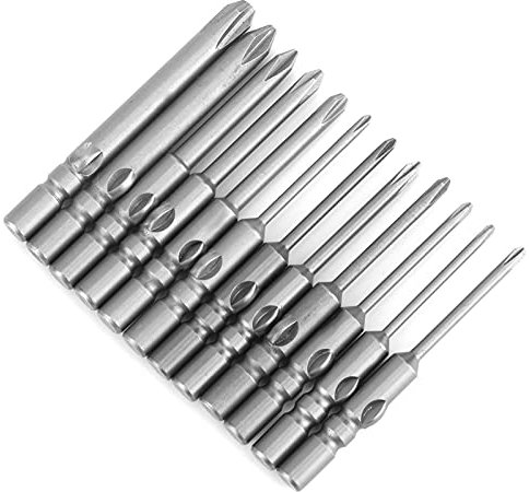 Magnetisches Schraubendreher-Set, Magnetisches Schraubendreher-Bit-Set, Elektrische Bohrmaschine, Manuelles Spannwerkzeug, 4 Mm, 12-teiliges Kreuzbit-Magnet-Schraubendreher,