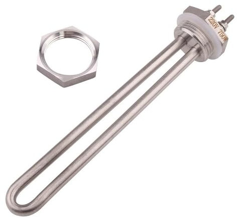 DN25 Heating Element DC Electric Water Heater Immersion Boiler Screw Plug Heater with 1BSP Thread 220v 750W 1KW 1.5KW(As The Picture shows-02,750w)