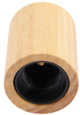 HOMSFOU Douille de Lampe pour Café Moderne E27 en Bois Convertisseur de Culot, Structure Solide et Installation Facile et Décoratif Couleur Aléatoire