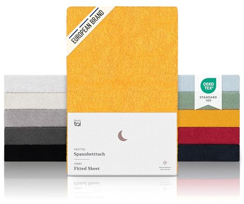Blumtal frotté underlakan - Cuddly soft underlakan, Oeko-Tex certifierat, olika färger och storlekar