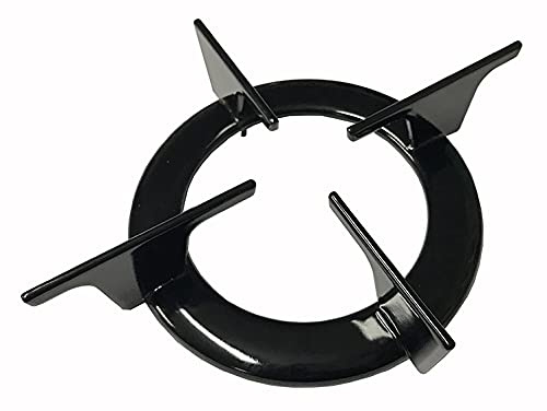 Ariston Hotpoint Indesit - Griglia in ferro smaltato nero lucido Ø 165 mm. C00283105 con 2 perni di fissaggio per cucina piano cottura a gas - P0285/0B