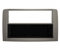 Generico Mascherina Autoradio Stereo 1 DIN per Musa dal 2004 al 09/2007 Grigia Adattatore Montaggio Radio - 10.510