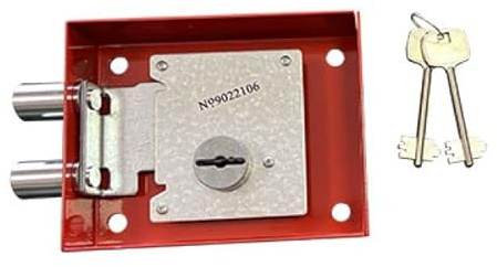 SERRATURA DI RICAMBIO PER ARMADIO PORTA FUCILE 3 POSTI IDEAL STAR