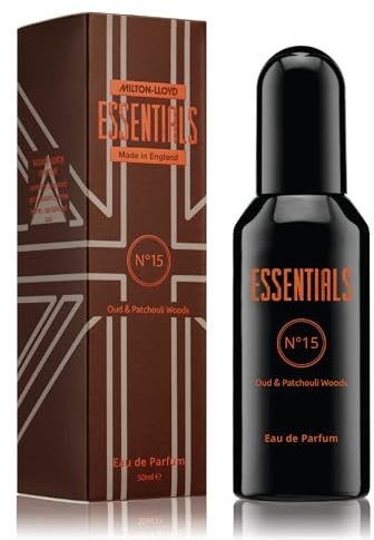 Milton-Lloyd Essential No 15 Eau de Parfum für Herren, 50 ml, luxuriöser, dauerhafter Duft