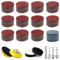 300+8 Pcs Sanding Discs Pad Kit, Windspeed 2 Inch Die Grinder Sanding Disc Sander Attachment for Drill Sanding Attachment Rotary Sander Pads Include 60-3000 Grit