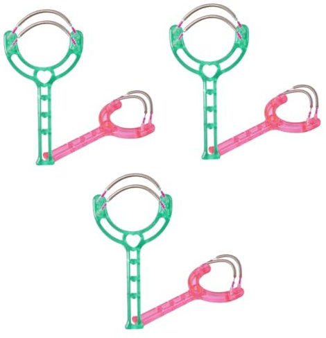 minkissy 6stücke Gesichts-haarentferner Handheld Epilierer Mit Feder-technologie Für Schmerzfreie Haarentfernung Für Damen Und Herren Zufällige Muster