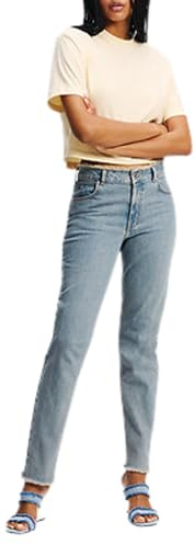 Karl Lagerfeld Jeans, Dam, Mom Denim, Mom Fit, Blå, 2730