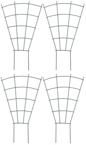 Phefop Treillis pour Plantes d'intérieur avec Poteau de Lierre, Support d'escalade en Métal pour Plantes en Pot, pour la Croissance Verticale dans Les Jardins et Les Balcons
