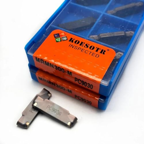 10 Stück MRMN200G NC3020 NC3030 PC9030 Drehmeißel Hartmetall-Wendeschneidplatten CNC-Drehmeißel Abstech- und Einstechteil MRMN200(MRMN200G NC3030)