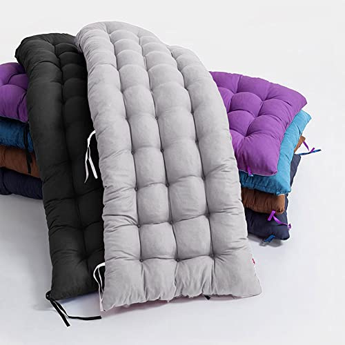 Sitzkissen für Gartenbank, rechteckig, 2-/3-Sitzer, für Innen- und Außenbereich, Schaukelkissen, Veranda/Bodenkissen, 100 x 40 cm, Violett – Komfort und Stil
