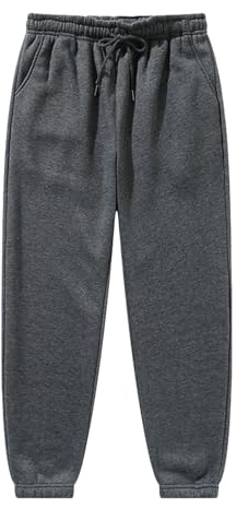 WWricotta Pantaloni da Jogging in Pile, Pantaloni Sportivi Casual con Risvolto alle Caviglie per la Corsa e Il Comfort Quotidiano/1