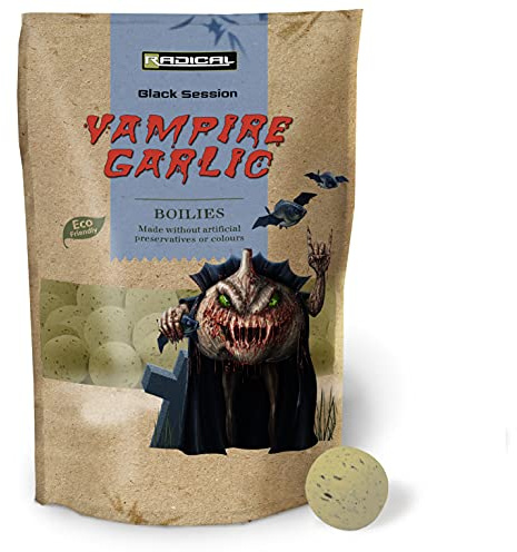 Radical Qualitäts Vampire Garlic 20mm Boilies Angelköder Karpfenangeln Karpfen Zubehör, Weiß, Vampire Garlic Boilie 20mm