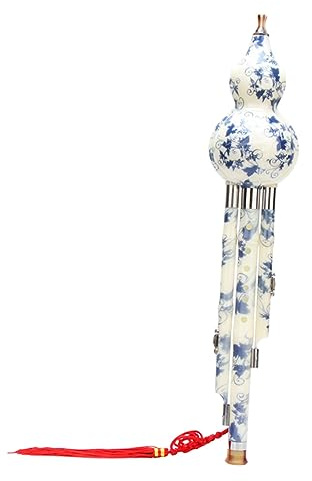 ifundom Elegante Kürbisflöte Chinesische Flöte Blasinstrument Hulusi Im Ethno-stil Für Anfänger Und Profis Einfach Zu Bedienen