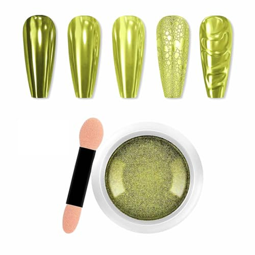 Polvo de uñas cromado con purpurina holográfica metálica, polvo cromado reflectante, brillante, pigmento de uñas para decoración de uñas (13)