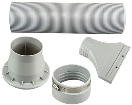 xowwyue Kit De Ventilación De Manguera Para Aire Acondicionado Portátil,Kit de Escape para Acondicionador de Aire Portátil | Adaptador de Ventilación Reemplazo para Dormitorio Sala de Estar Habitación