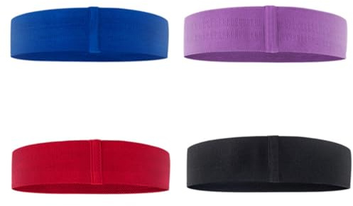 CORHAD Bande Élastique de Résistance XL pour Squat Ceinture de Tension Hanches Cercle Dérapant pour Entraînement Fitness Intérieur Activation et Renforcement des Fessiers Rouge