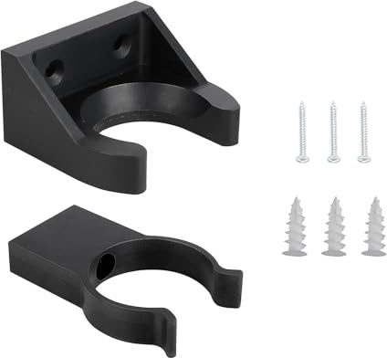 Oxtxuzdm Generic Vacuum Cleaners Wall Mount Holder for Stick Tube Without Tools Installation Required Vacuum Accessory Holder Garage Storage Hook