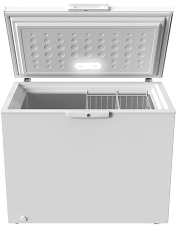 Bauknecht BGTE 250MC Gefriertruhe 198 l, Multi Zone, WinterProof, Door Balance Deckel-System, Touch Display, Sicherheitsschloss, 3 Vorratskörbe, Weiß