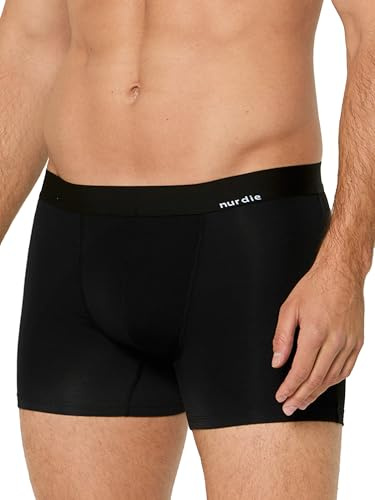 Nur Die Herren Boxer Bambus Bamboo Weich Atmungsaktiv Flexibel Unterhosen Ohne Einschneidener Elastischer Gummibund Boxershorts
