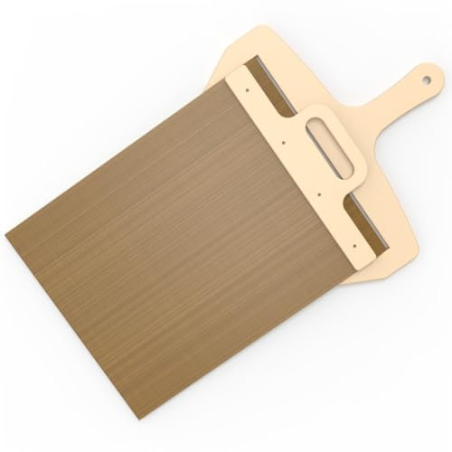 Cuistra : Planche à Pizza coullissante. Déplacer une pâte à pizza n'a jamais été aussi simple.