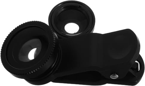 Gadpiparty Handy-kameraobjektiv Fisheye Makro Und Weitwinkelobjektiv Clip-handyobjektiv-kit Für Smartphones Tragbares Und Abnehmbares Handyobjektiv