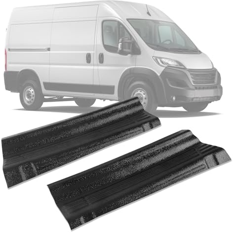 2 Pezzi Battitacco Auto sostituzione per Fiat ducato/Peugeot Boxer/Citroen Jumper 2006-2023, Davanzale Del Portello Abs di Plastica, Porta Morsetti Nero una Coppia Sinistra e Destra