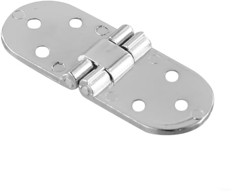 Cerniera a incasso in lega di zinco, adatta per tavoli e armadi pieghevoli con design autoportante (argento)