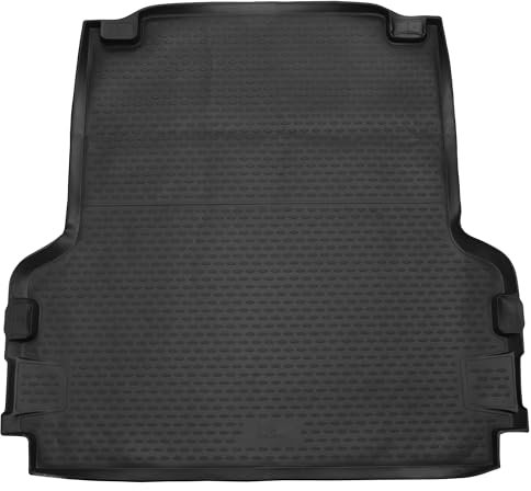 Walser XTR Kofferraumwanne für VW Amarok Doppelkabine 2010-05/2022, 100% passgenaue Antirutschmatte Auto, Gummimatte Auto, Kofferraum Schutzmatte, Anti Rutsch Matte Gummi, Auto Gummimatten