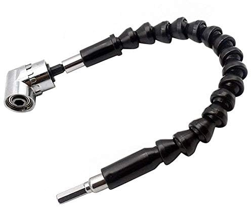 ArtisanShow 2PCS 105 Degree Right Angle Extension 1/4 Hex Shank Screwdriver Bit Drill Holder Extension Driver Flexible Shaft Bit for Electric Drill/Manual Wrench Power Hand Tools Gift for Machinist