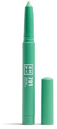 3INA MAKEUP - The 24H Eye Stick 791 - Aquamarine Eyeshadow Stick with Creamy Texture - 24H Waterproof - with Matte Shimmer & Metallic Finish - Multitaskig - Vegan - Cruelty Free